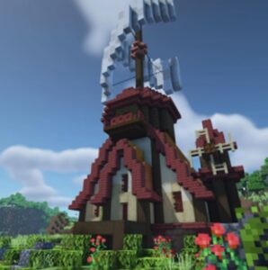 Minecraft Windmills Designs 9